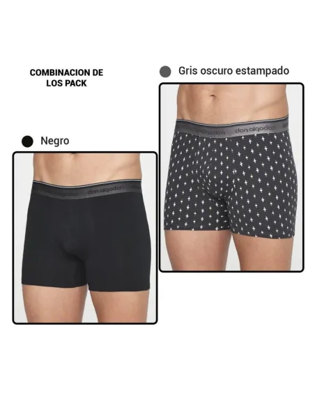Pack 2 Boxer Cro Algodon Fantasia