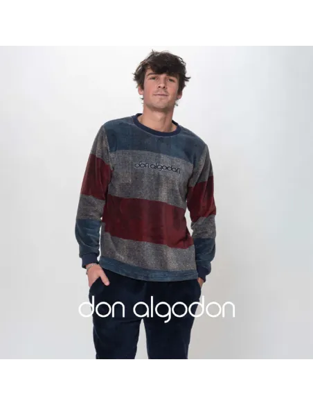 Pijama Cro M/L Coralina Don Algodon