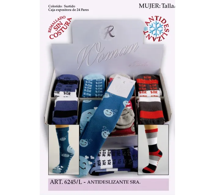 Calcetin Sra Antedeslizante Fantasia Calcetin Sra Antedeslizante Fantasia
