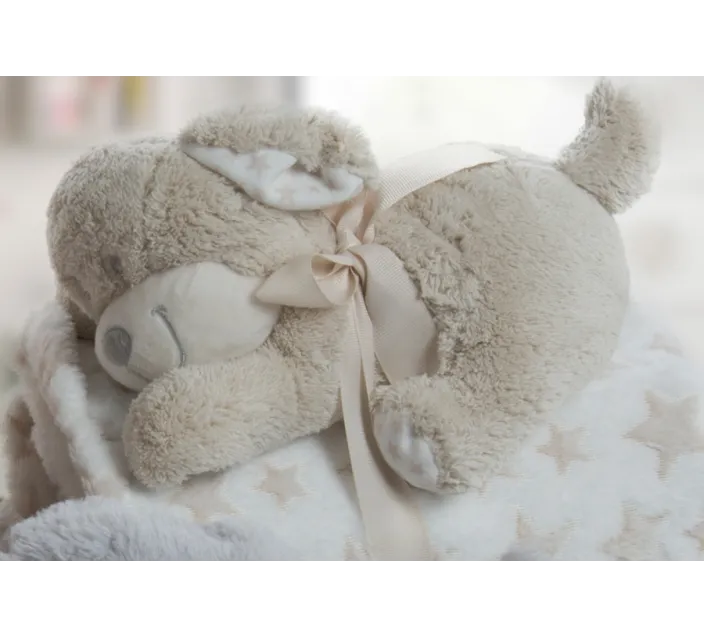 Manta Bebe 80x110 + Muñeco