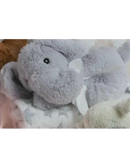 Manta Bebe 80x110 + Muñeco