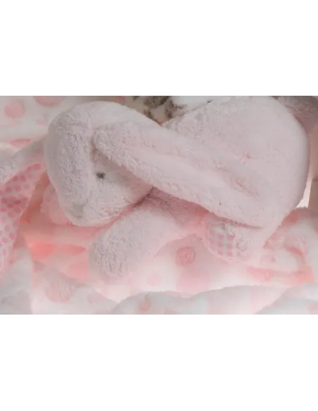 Manta Bebe 80x110 + Muñeco