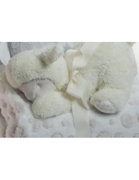 Manta Bebe 80x110 + Muñeco