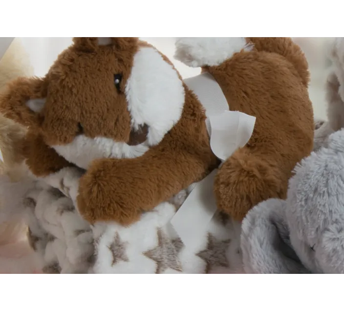 Manta Bebe 80x110 + Muñeco