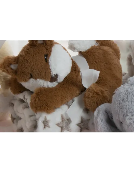 Manta Bebe 80x110 + Muñeco