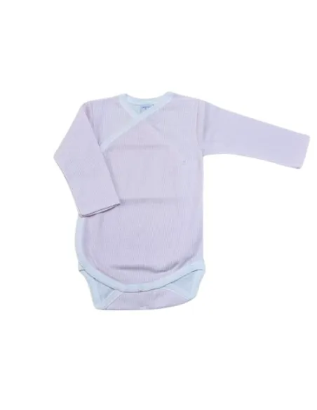 Body R/N M/Larga Cruzado Cuadritos