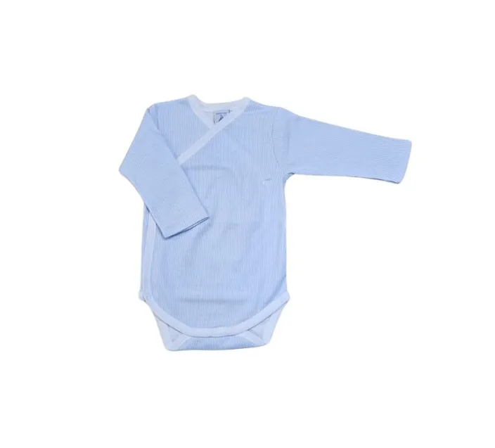 Body R/N M/Larga Cruzado Cuadritos