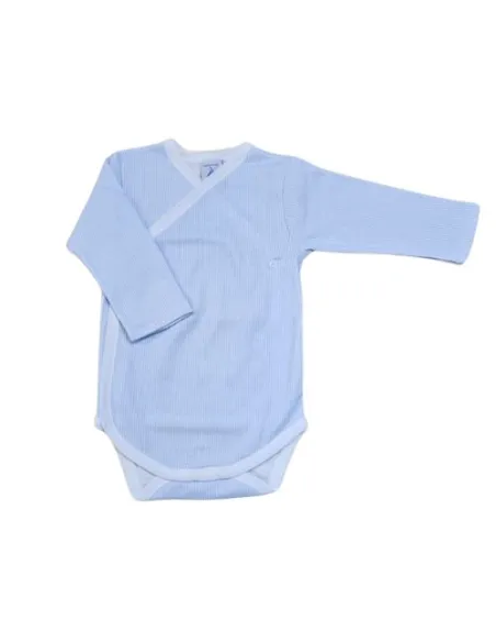 Body R/N M/Larga Cruzado Cuadritos