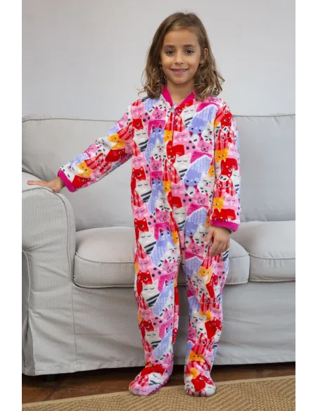Pijama Pelele Manta Gatitas
