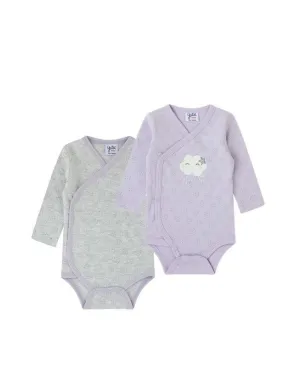 Pack 2 Bodis Bebe M/L Recien Nube Happy