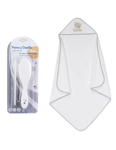 Capa De Baño 1x1 Love You+Peine/Cepillo