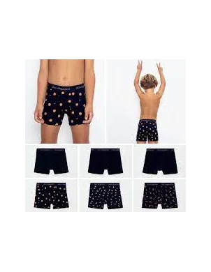 Pack 2 Boxer Junior Algodon Fantasia