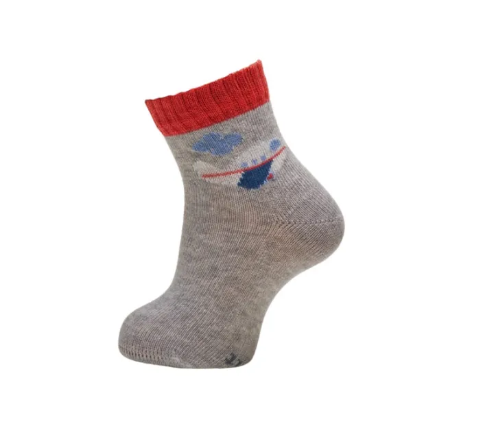 Calcetin Infantil Fantasia Tobillero Avion