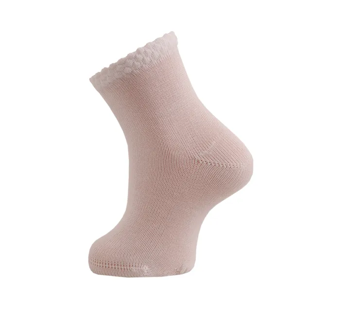 Calcetin Algodon Liso Puño Kuki