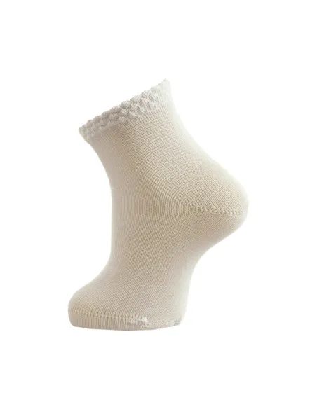 Calcetin Algodon Liso Puño Kuki
