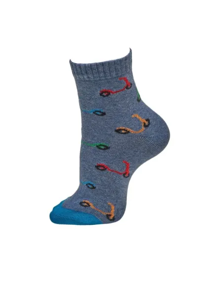 Calcetin Infantil Algodon Tob Patin