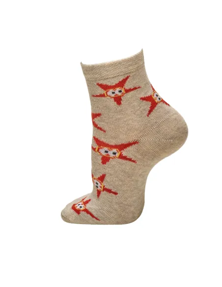 Calcetin Infantil Algodon Tob Estrellas