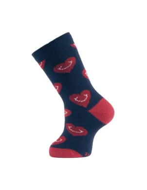 Calcetin Infantil Modal Fantasia Corazon 2