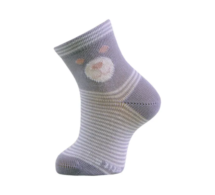 Calcetin Infantil Fantasia Rayado Osito