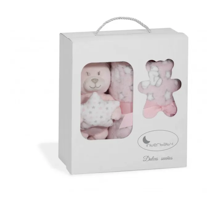 Manta Oso Estrella + Peluche