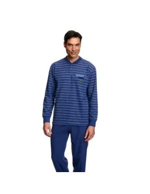 Pijama Cro M/L Tapeta Y Puños Listas