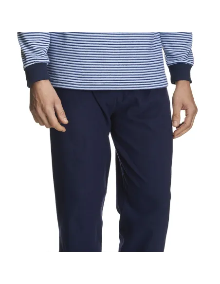 Pijama Cro M/Larga Tapeta Rayas