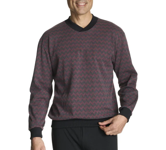 Pijama Cro M/Larga Cinturilla Puño Greca