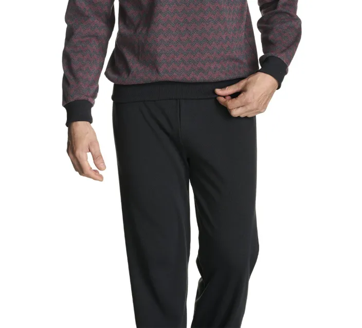 Pijama Cro M/Larga Cinturilla Puño Greca