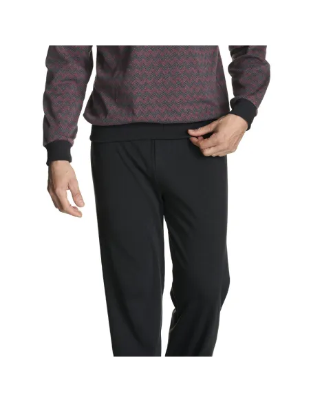 Pijama Cro M/Larga Cinturilla Puño Greca