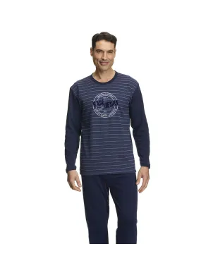 Pijama Cro M/Larga Redondo Estampado