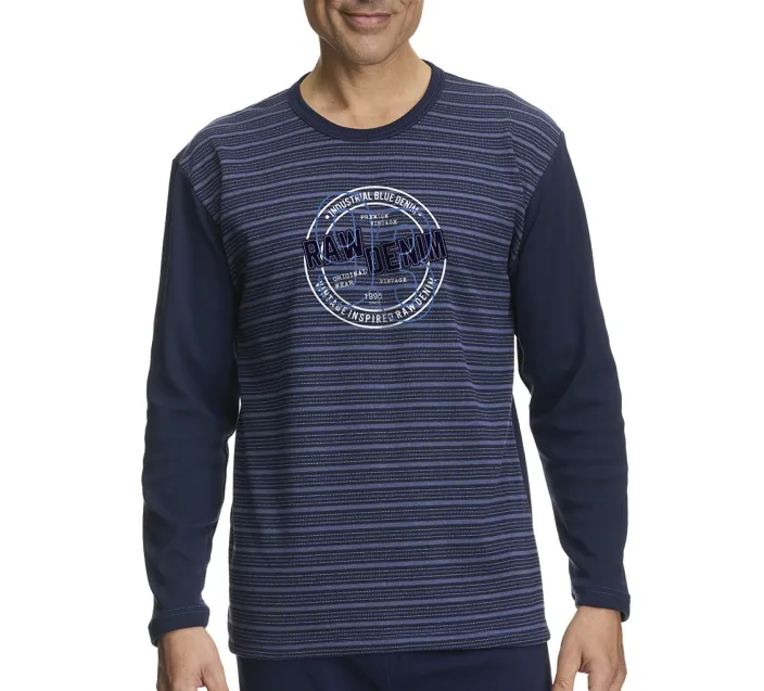 Pijama Cro M/Larga Redondo Estampado