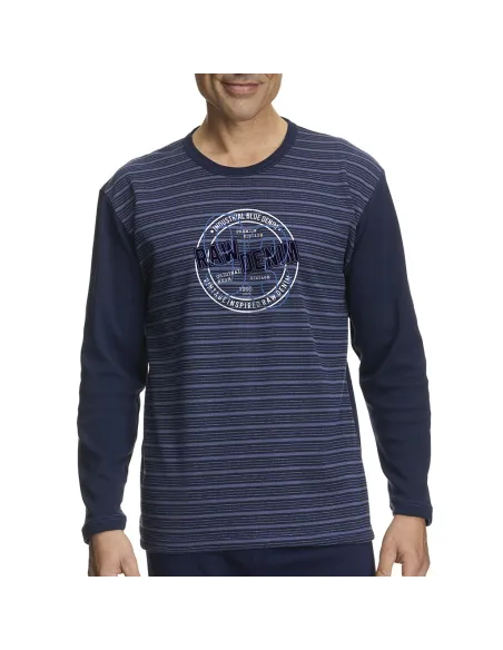 Pijama Cro M/Larga Redondo Estampado