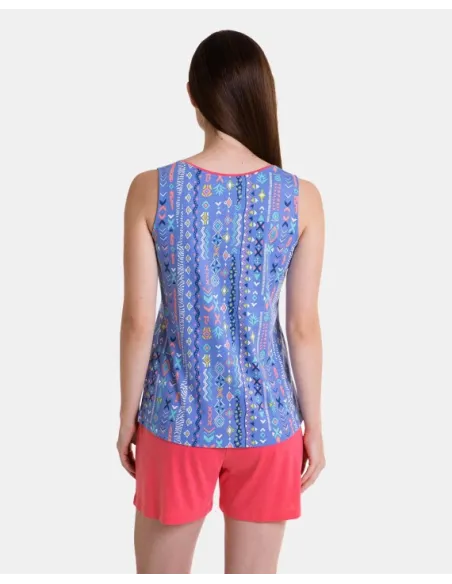 Pijama Sra Tirantes/Corto Est.Azteca