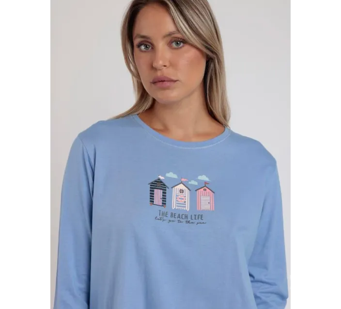 Pijama Sra M/L Admas Beach Life