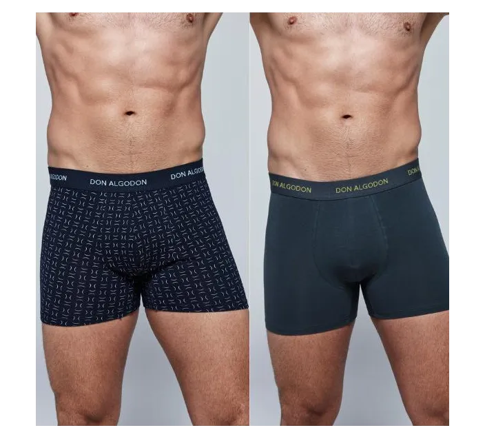 Pack 2 Boxer Cro Algodon Fantasia Pb705