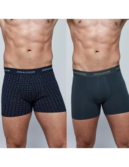 Pack 2 Boxer Cro Algodon Fantasia Pb705