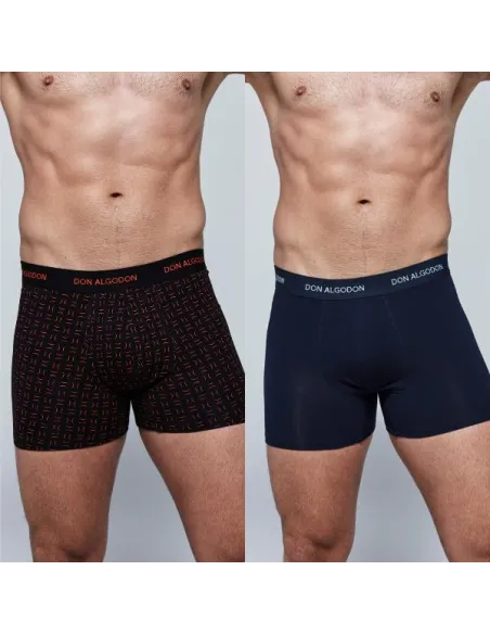 Pack 2 Boxer Cro Algodon Fantasia Pb705