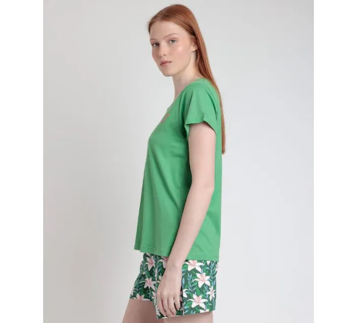 Pijama Sra Verano M/C Flowers In The Sun