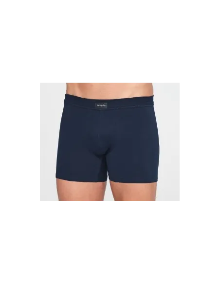 Pack 2 Boxer Cro Algodon Liso Goma Forrada