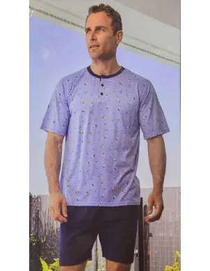 Pijama Caballero M/Corta Est.Veraniego