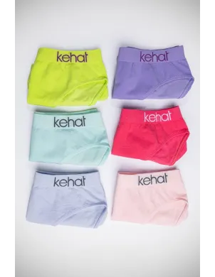 Pack 2 Bragas Niña Liso Cotton S/C