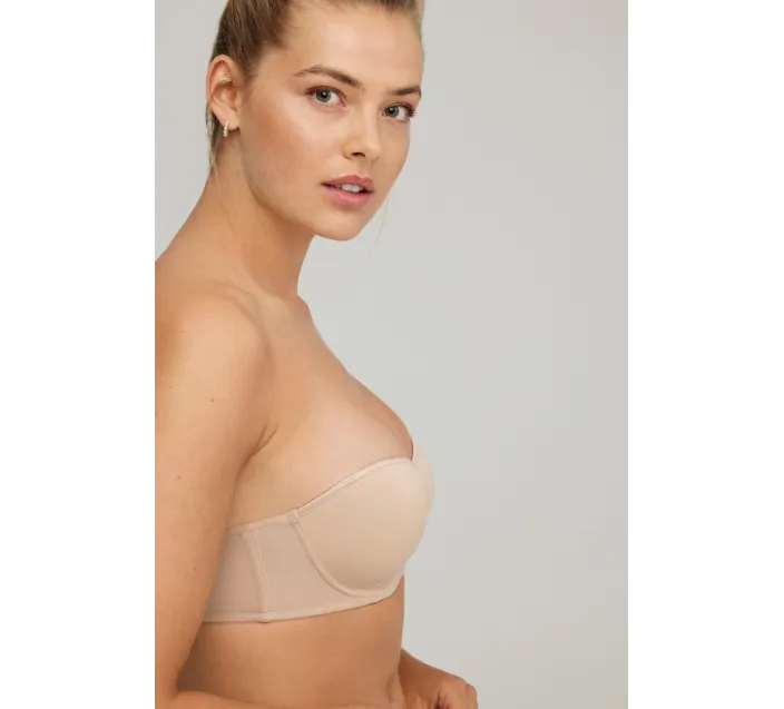 Sujetador Natalia Con Relleno Y Aros, Escote Copa C