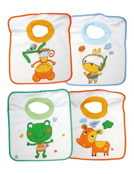 Babero Cuello Estamp Plastico