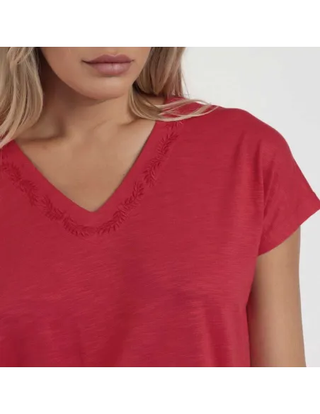 Pijama Sra M/C P/Largo Tropical Spirit