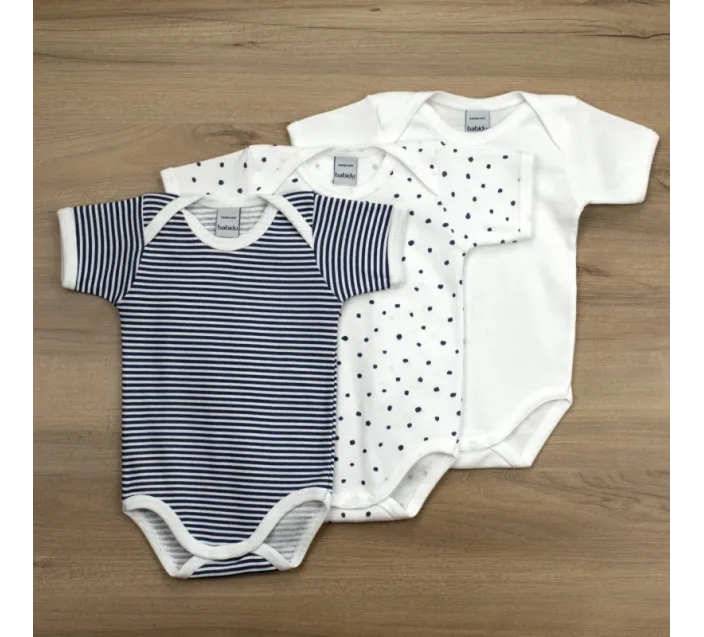 Pack 3 Bodys C/Americano Sailor M/Corta