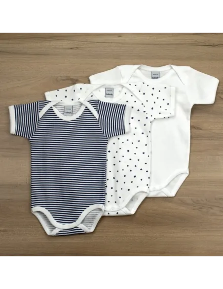 Pack 3 Bodys C/Americano Sailor M/Corta
