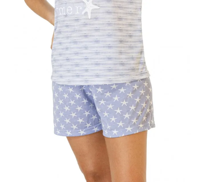 Pijama Sra M/C Modelo 4030 Estrellas