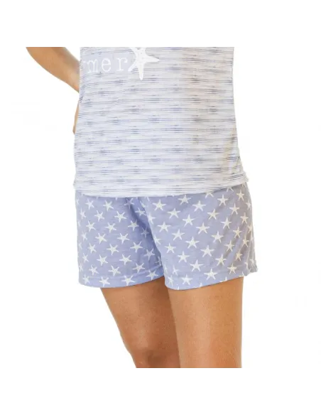 Pijama Sra M/C Modelo 4030 Estrellas