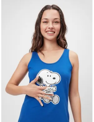 Pijama Sra Tirantes Rayas Snoopy 2