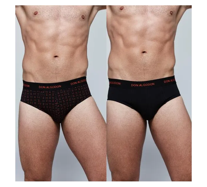 Pack 2 Slips Cro Algodon Fantasia Ps703